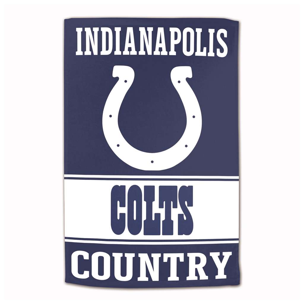 Indianapolis Colts Sublimated Cotton Towel - 16" x 25"