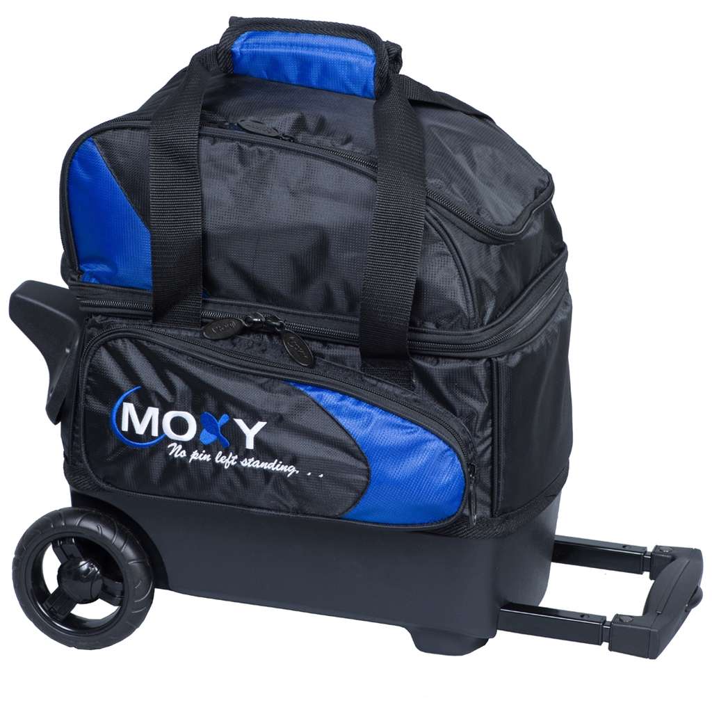 Moxy Candlepin Deluxe Roller Bowling Bag- Royal/Black