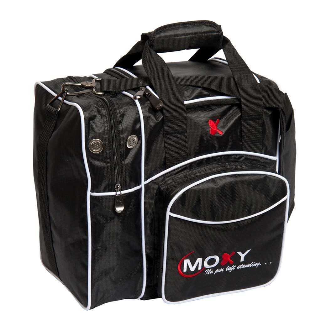 Moxy Duckpin Deluxe Tote Bowling Bag- Black