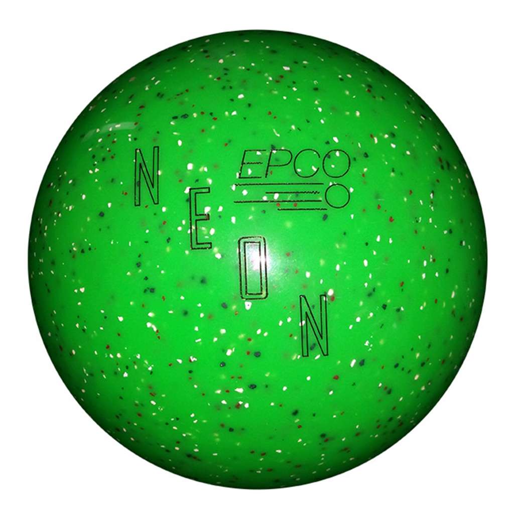 Candlepin EPCO Neon Speckled Bowling Ball 4.5"- Green