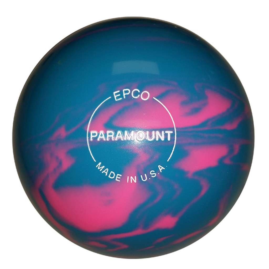 Candlepin Paramount Marbleized Bowling Ball 4.5"- Light Blue/Pink