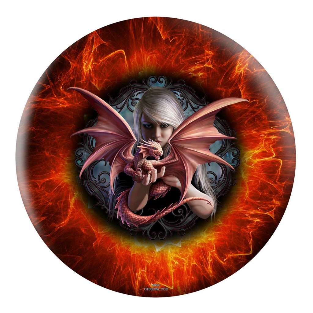 Anne Stokes Dragons/Dragonkin Bowling Ball