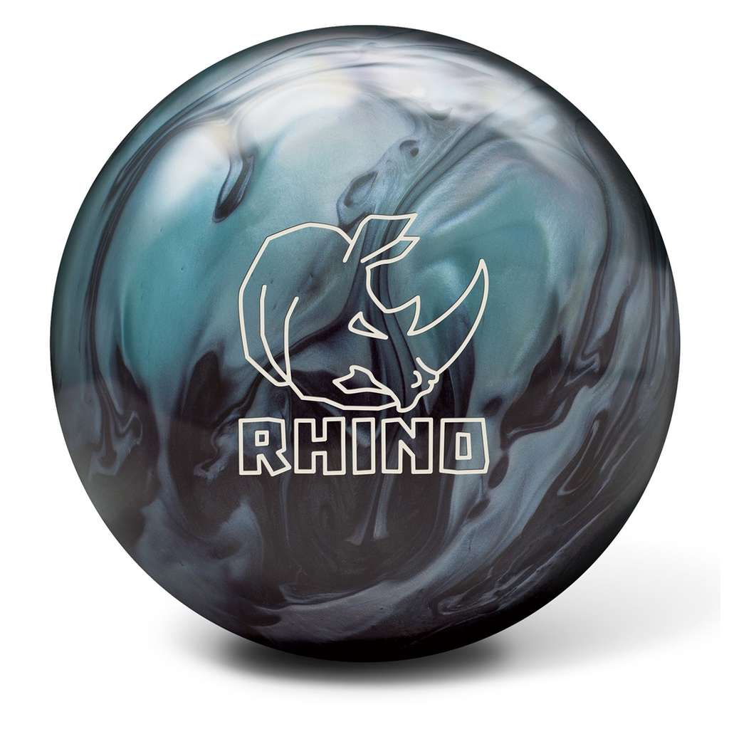 Brunswick Rhino Reactive Bowling Ball- Metallic Blue/Black