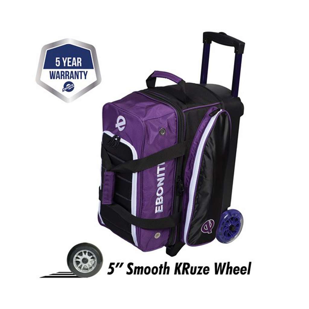 double bowling bag with wheels