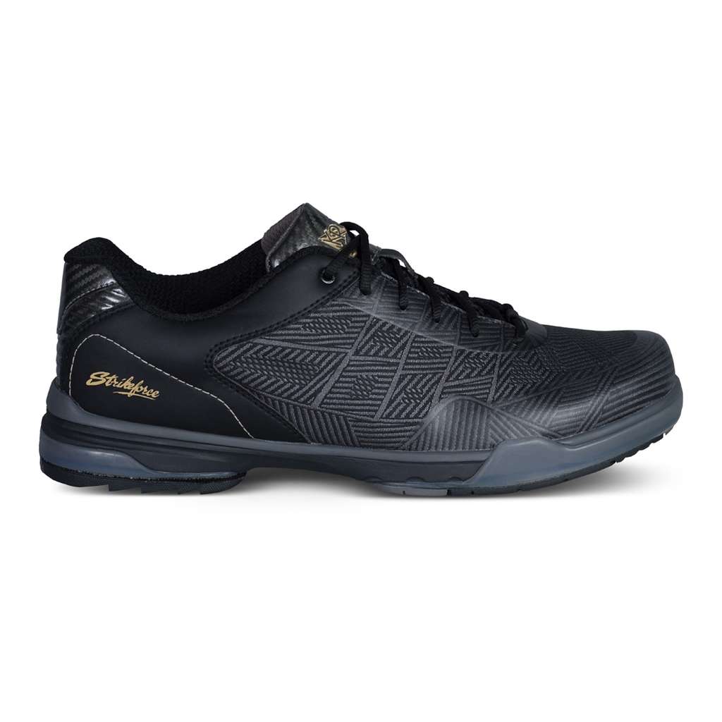 KR Strikeforce Rage Men's Right Hand WIDE Bowling Shoes - Gunmetal/Black