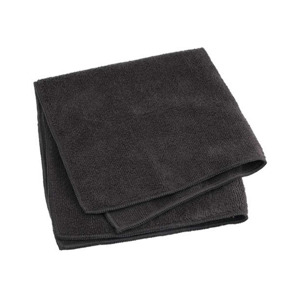 Classic Economy Microfiber Towel 16x16" - Black