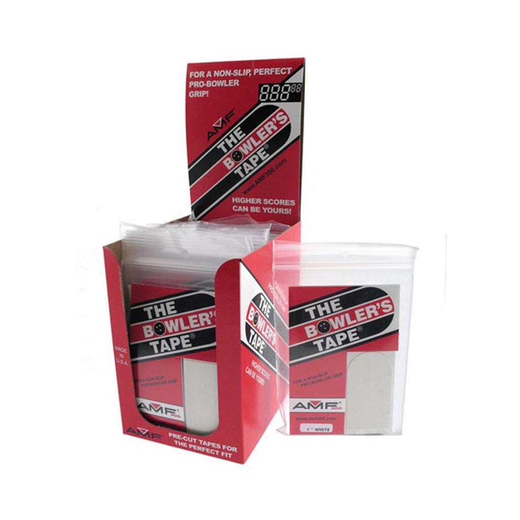 Bowlers Dispenser 30 pc. Tape 3/4" Thumb White (12/pkg)