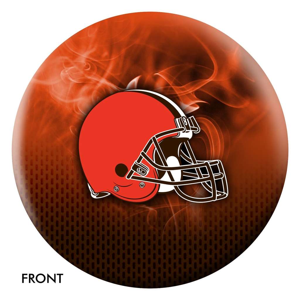 Cleveland Browns NFL On Fire Bowling Ball