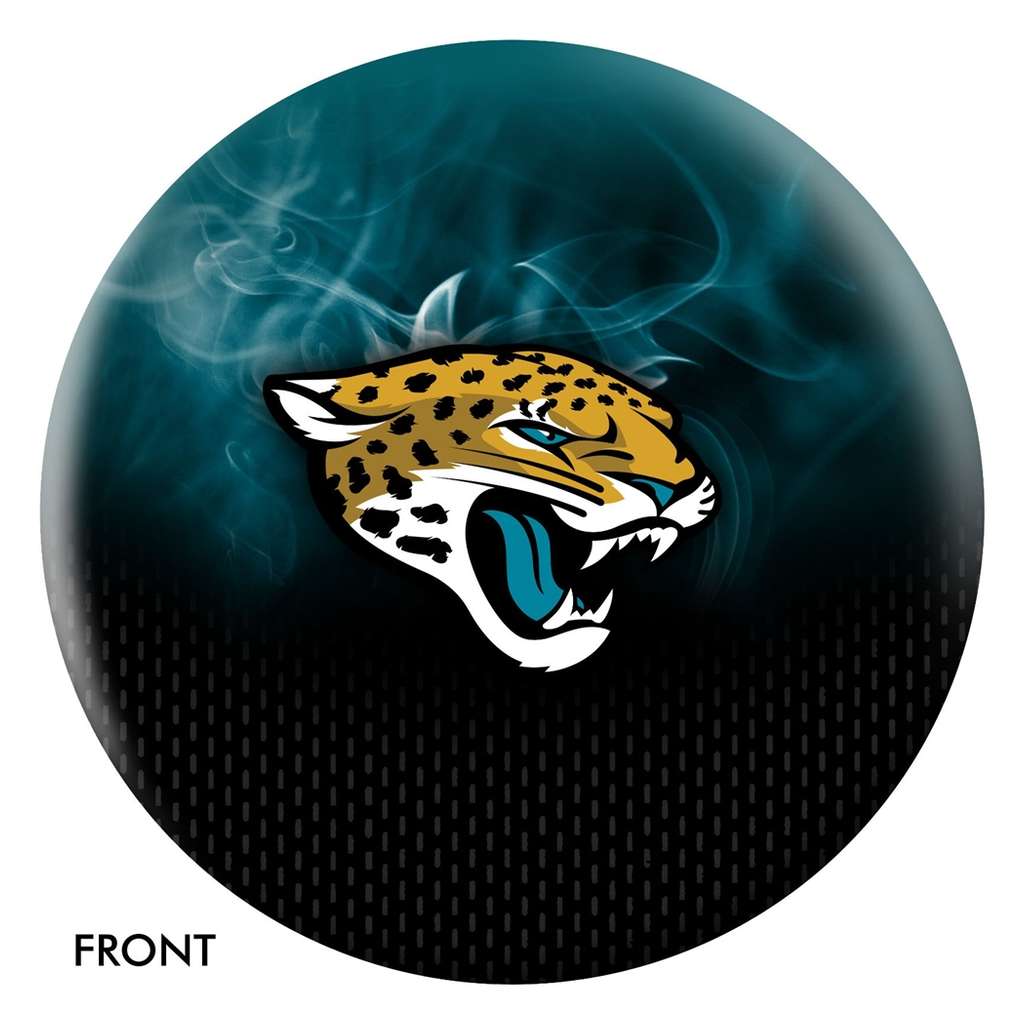 Jacksonville Jaguars NFL On Fire Bowling Ball