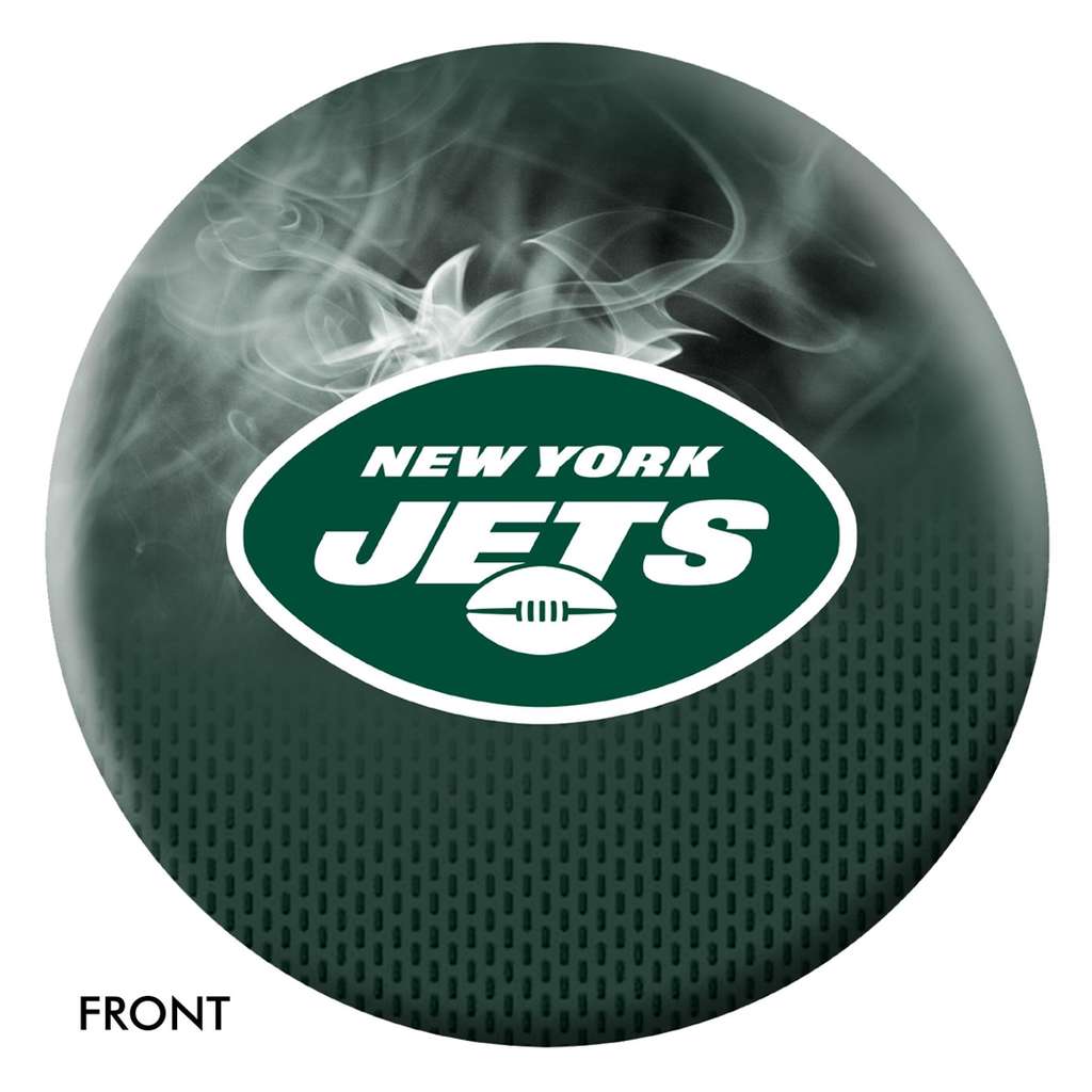 New York Jets NFL On Fire Bowling Ball 