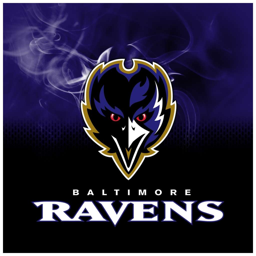 Baltimore Ravens NFL On Fire Towel