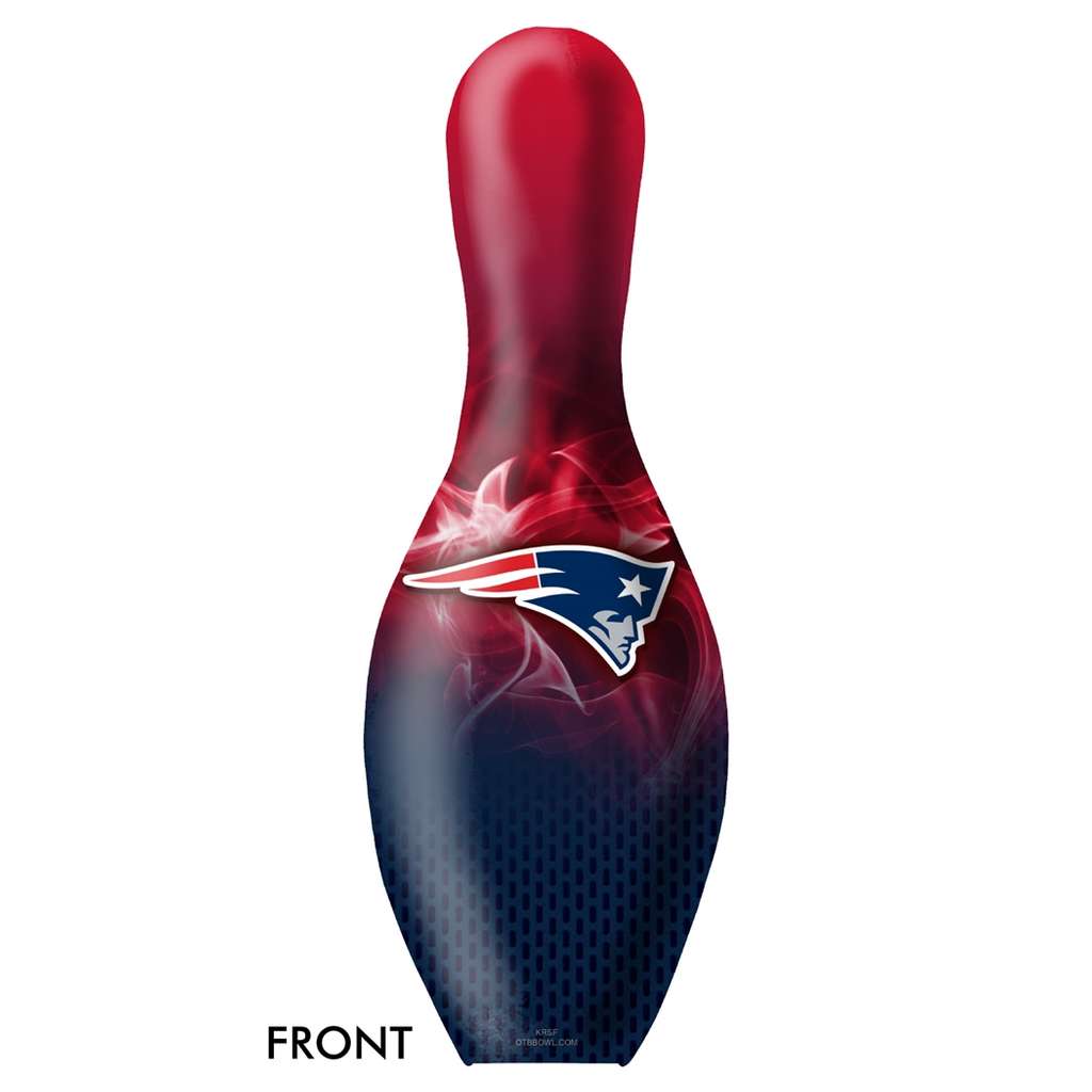 New England Patriots NFL On Fire Bowling Pin