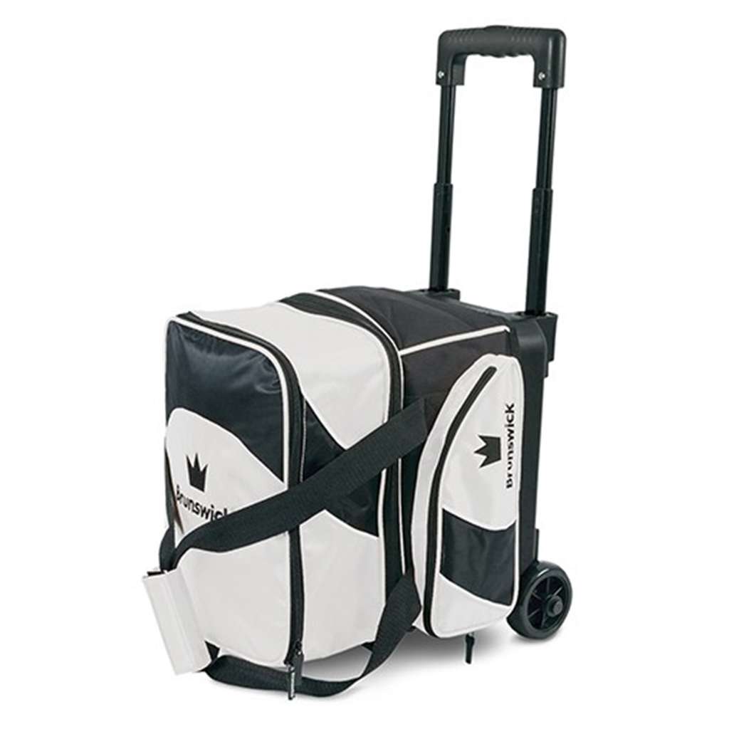 Brunswick Edge Single Roller Bowling Bag- White