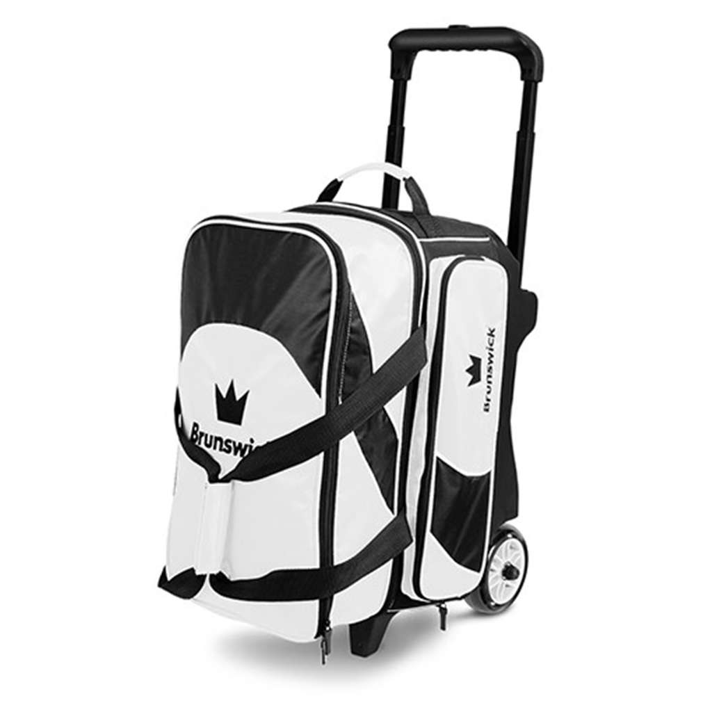 Brunswick Edge Double Roller Bowling Bag- White