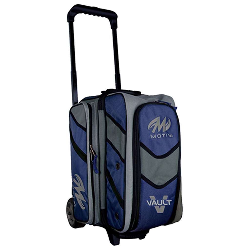 Motiv Vault 2 Ball Roller Bowling Bag- Navy