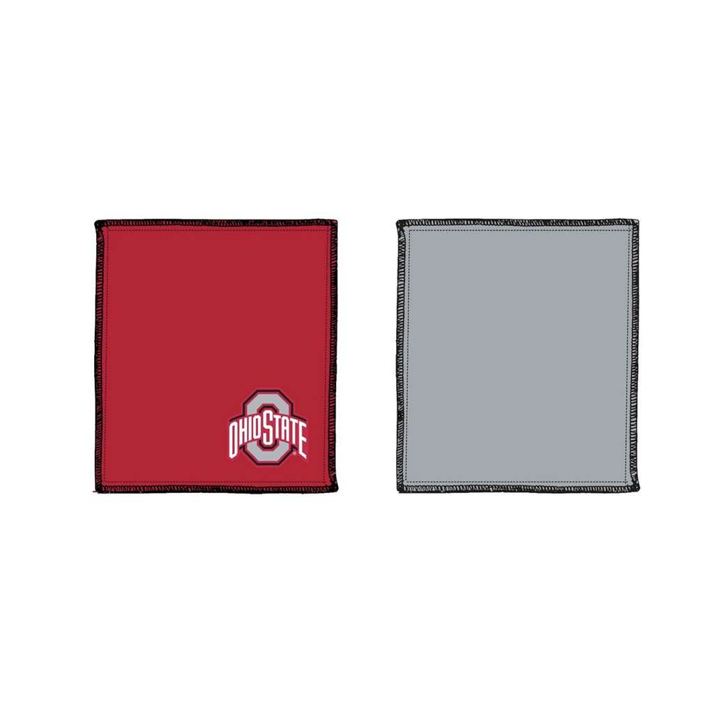 Ohio State Shammy Cleaning Pad - Scarlet/Grey
