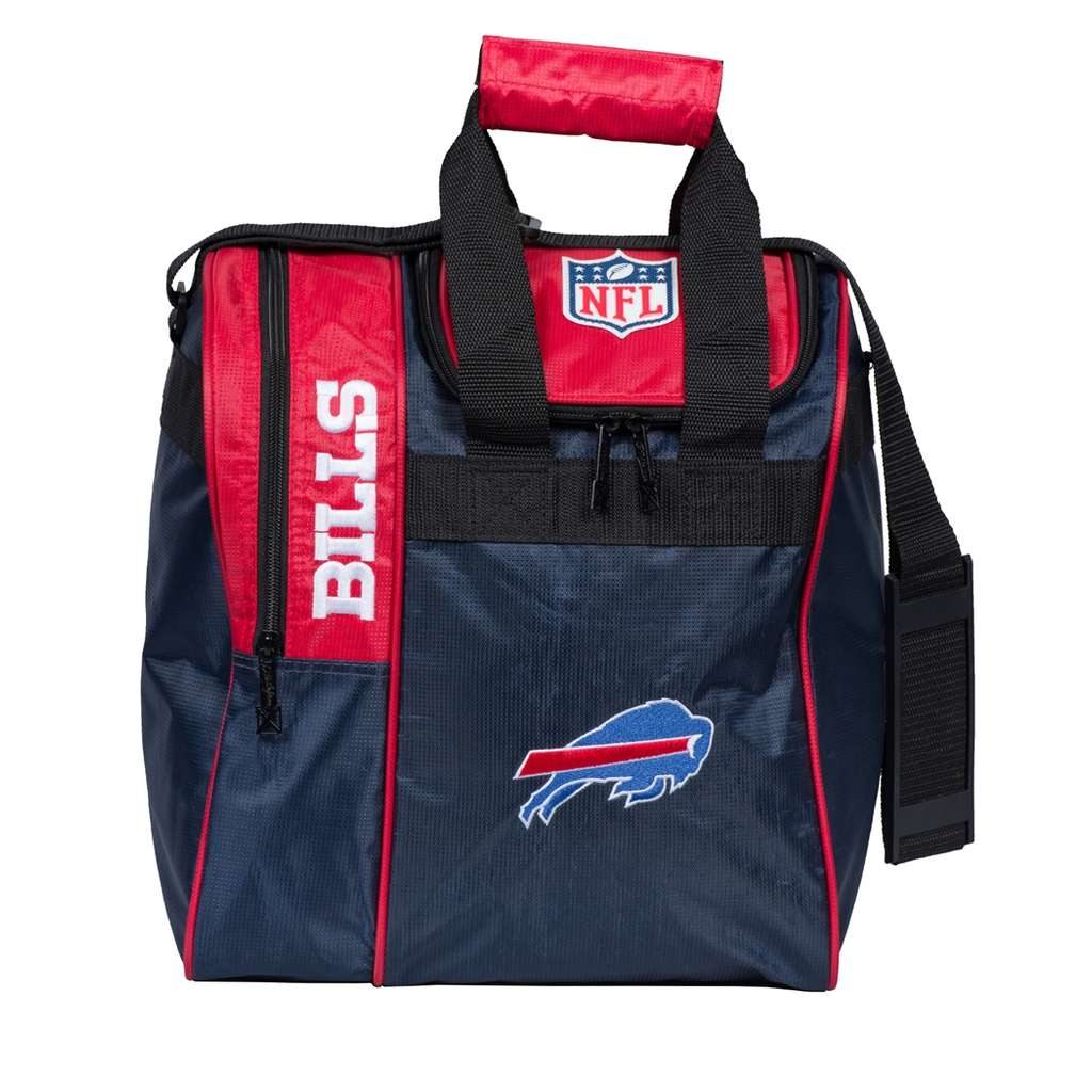 NFL Buffalo Bills Single Bowling Ball Tote Bag- Red/Blue