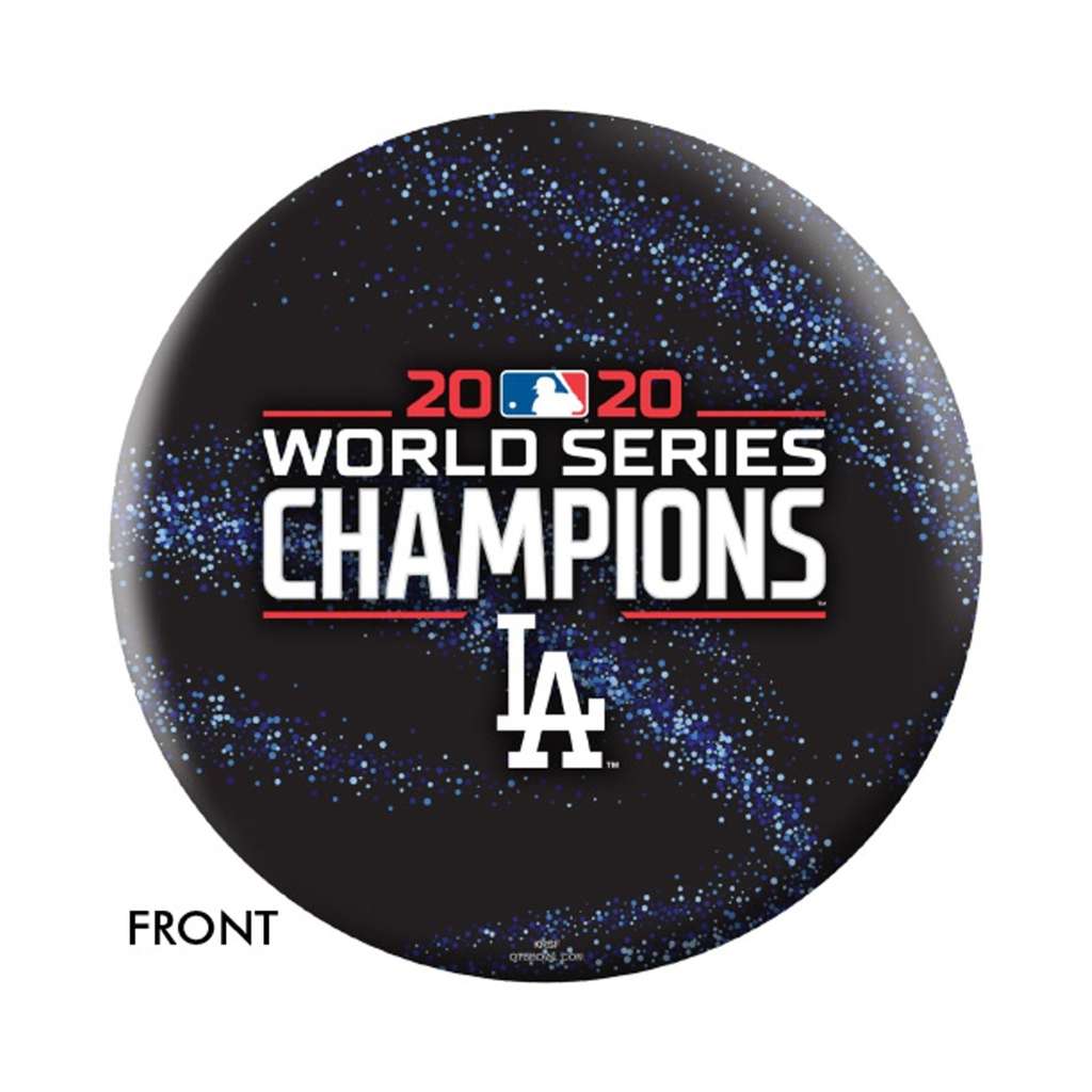 2020 World Series Champions Los Angeles Dodgers Bowling Ball - Galaxy