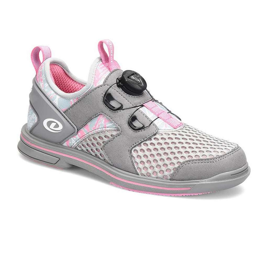 Dexter Womens Pro BOA Bowling Shoes - Grey/Pink