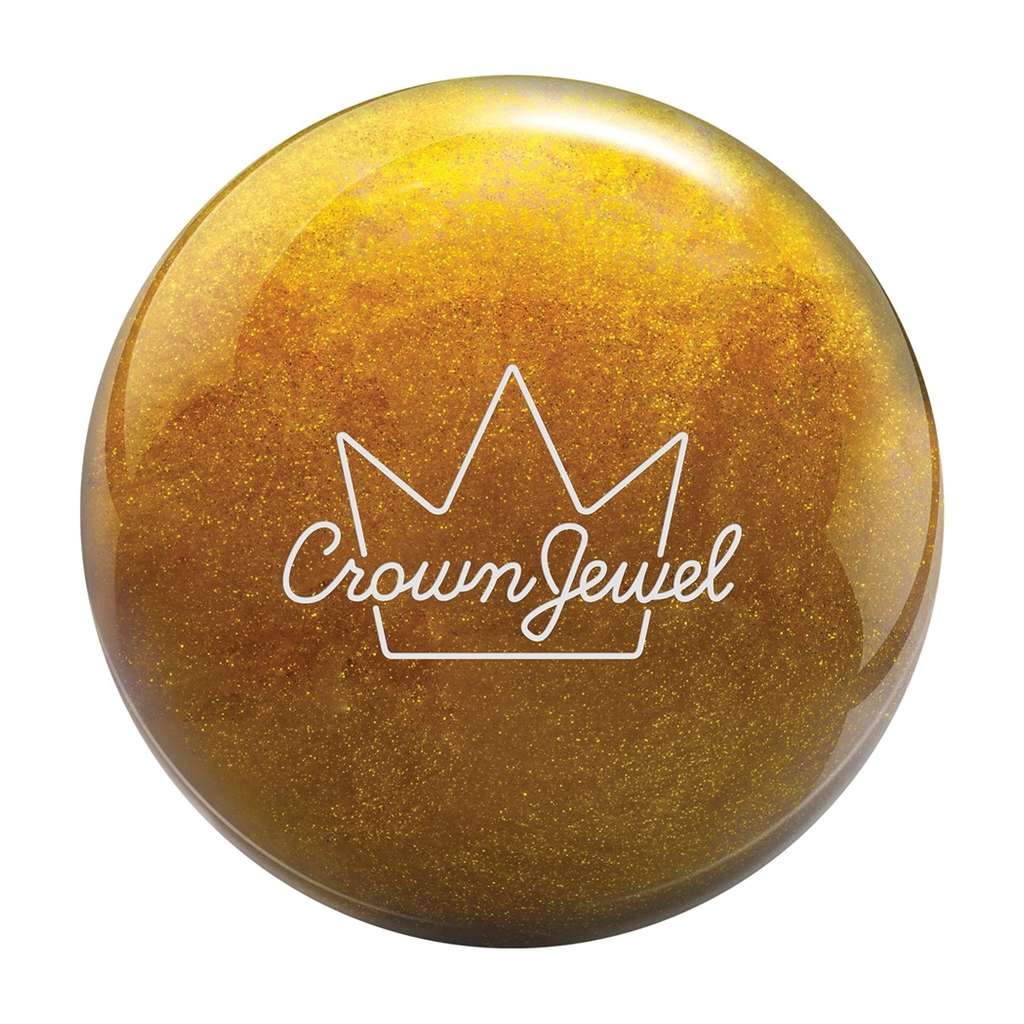 Brunswick Crown Jewel PRE-DRILLED Bowling Ball - Gold Sparkle