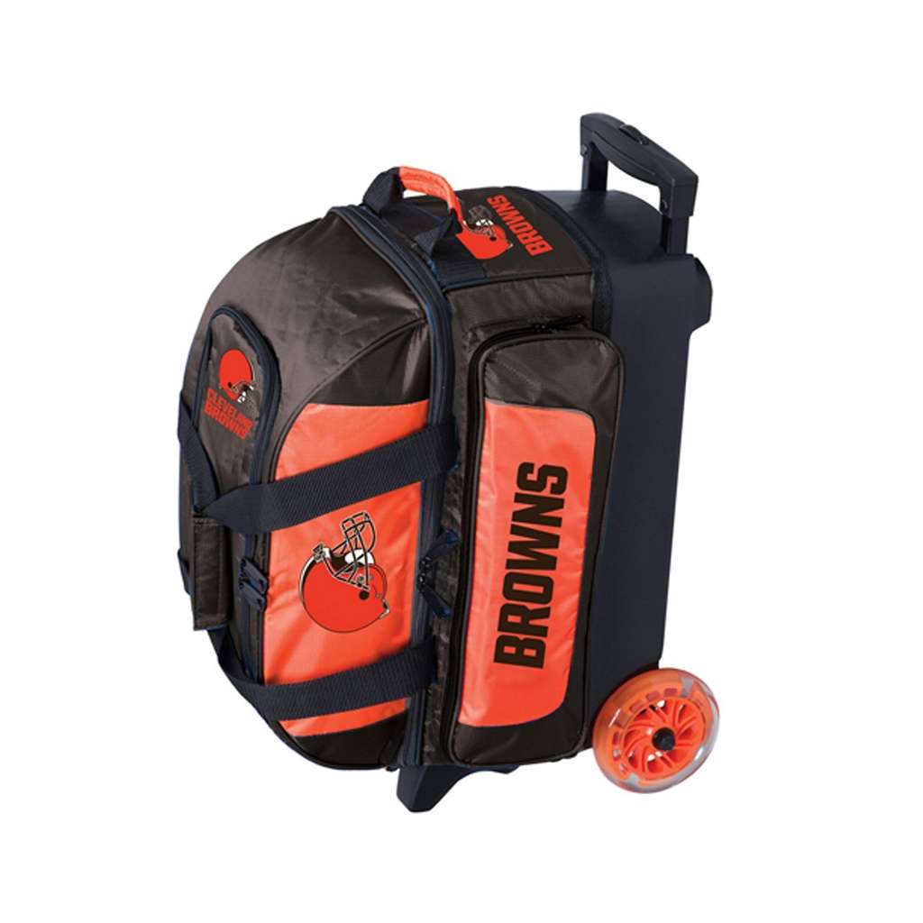 Cleveland Browns 2 Ball Roller Bowling Bag