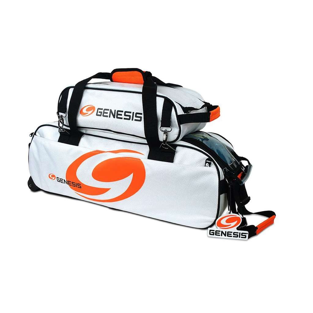 Genesis Sport Deluxe Triple Tote Plus w/ Shoe Bag - White