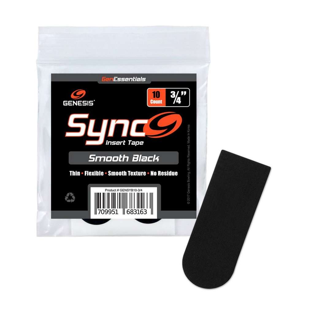 Genesis Sync Tape Black 3/4" - 10 Pieces