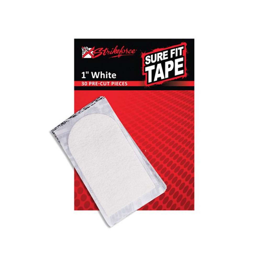 KR Strikeforce Sure Fit Tape White Pack of 30 - 1 Inch