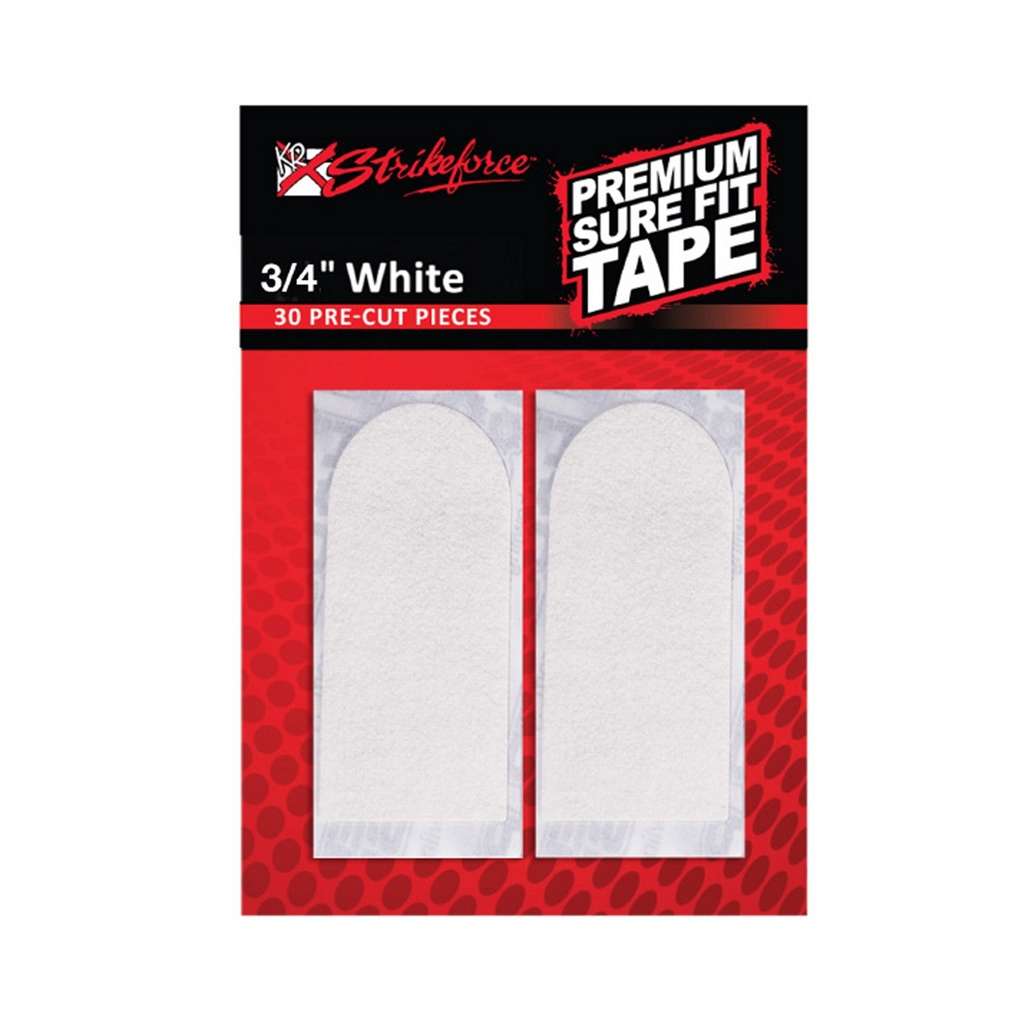 KR Strikeforce Premium Sure Fit Tape White Pack of 30 - 3/4 Inch