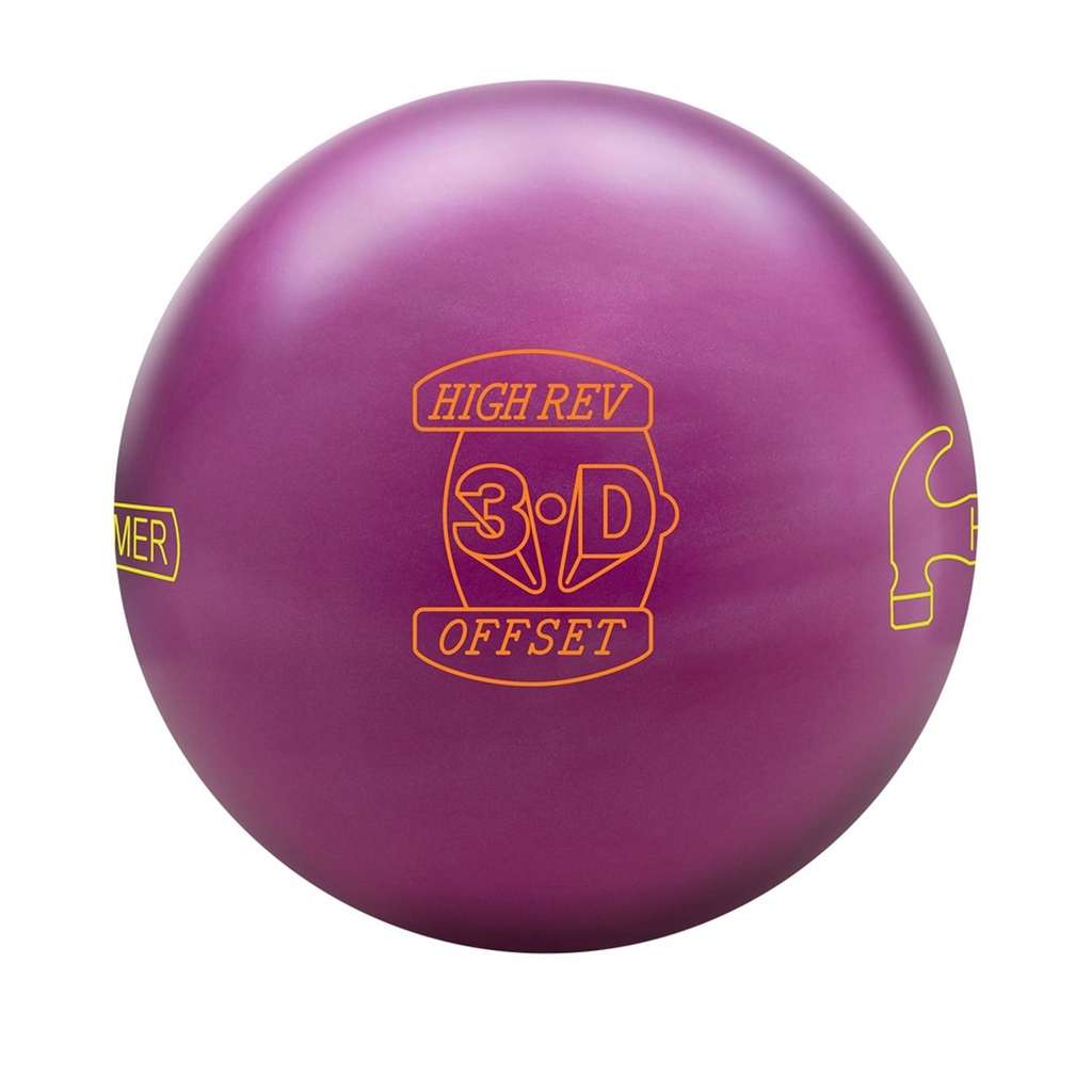 Hammer 3D Offset Hammer Bowling Ball - Blazing Violet