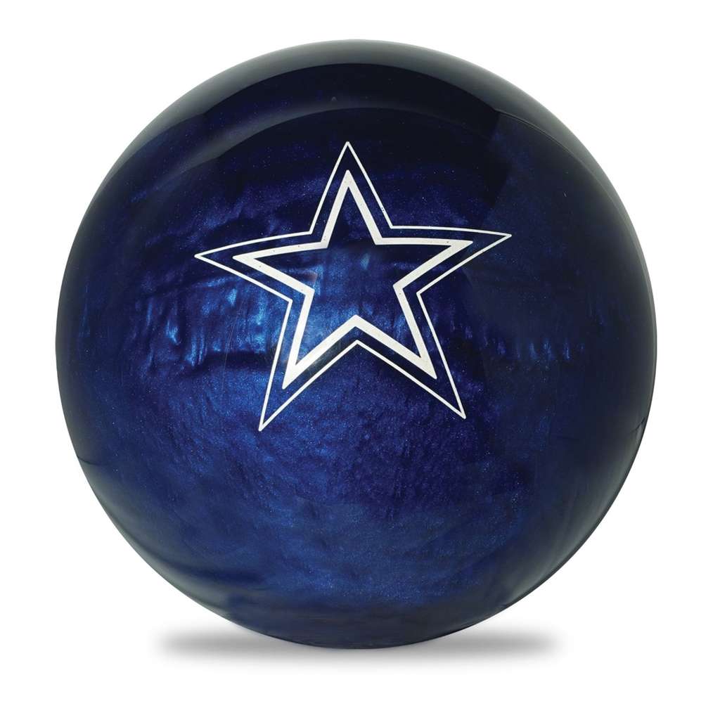 KR Strikeforce NFL Dallas Cowboys Polyester Bowling Ball - Blue/Silver