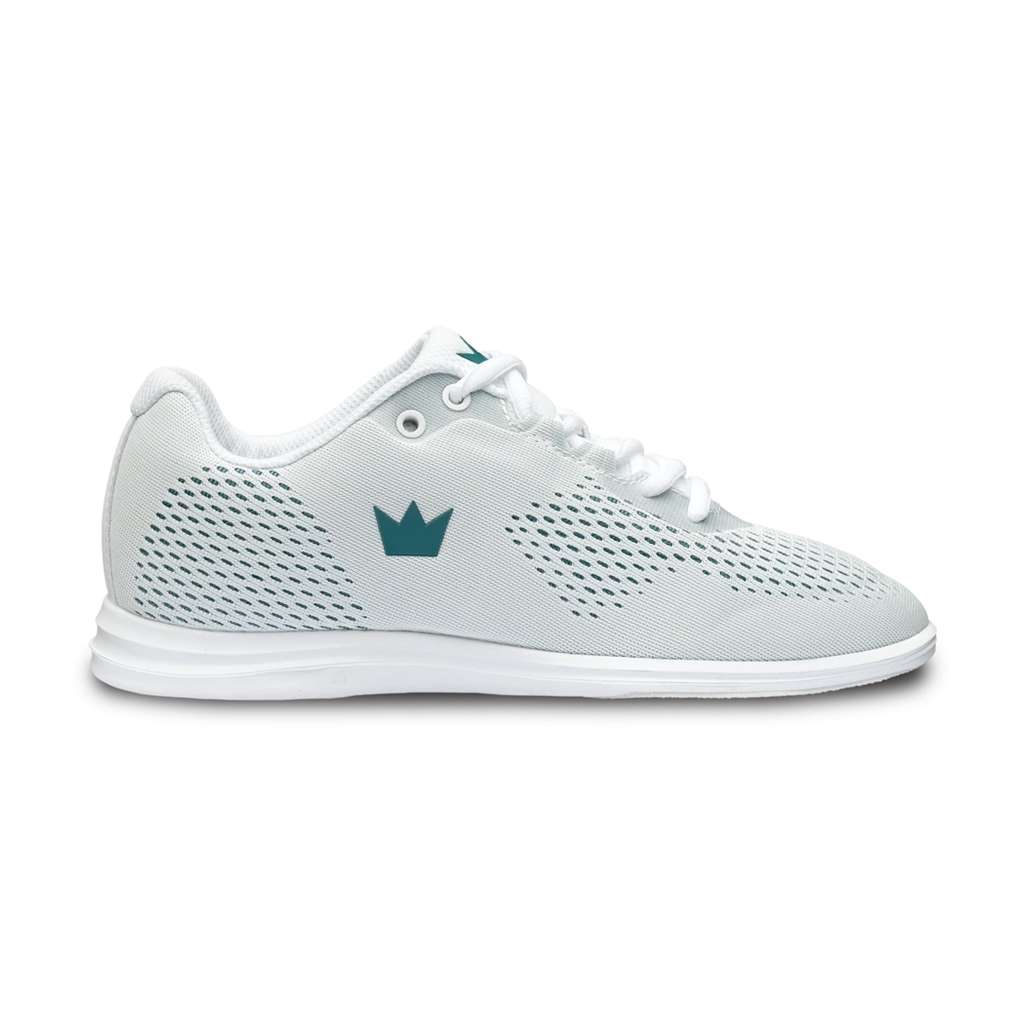 Brunswick Ladies Axis Bowling Shoes - White/Teal