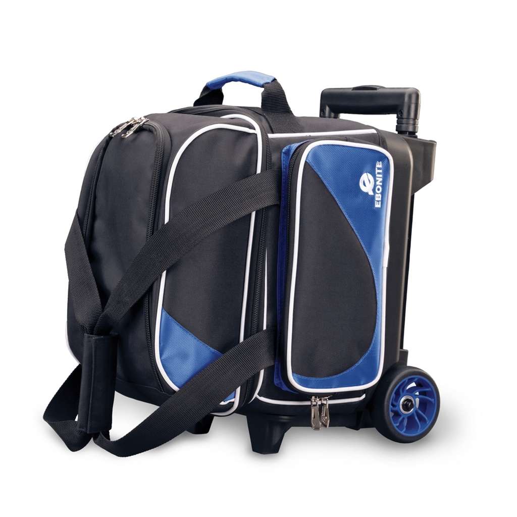 Ebonite Transport Single Roller Bowling Bag - Blue