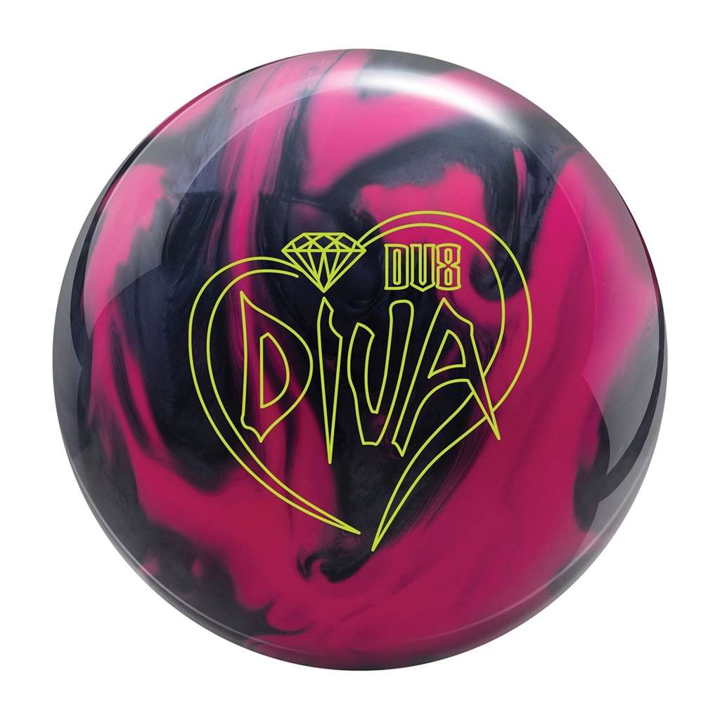 DV8 Diamond Diva Bowling Ball - Pink/Black Diamond