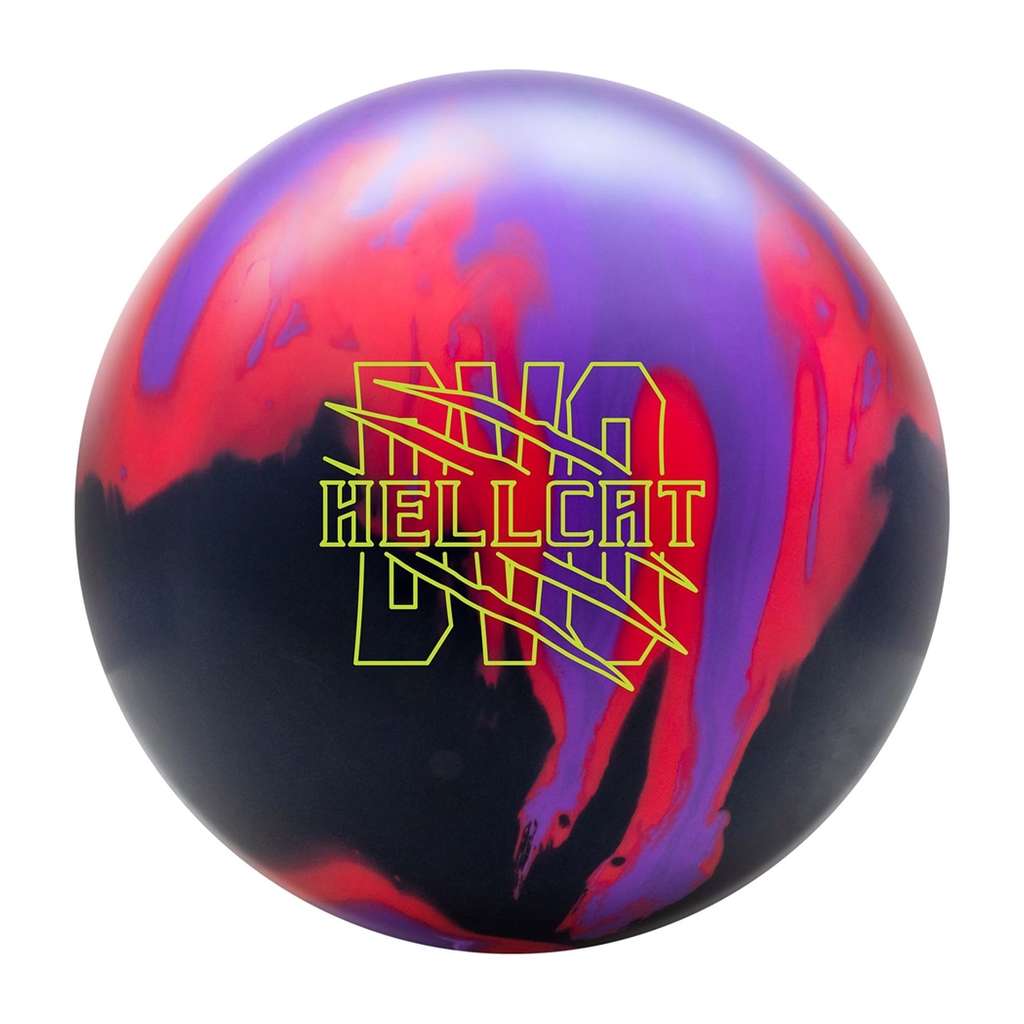 DV8 HellCat Bowling Ball - Purple/Red/Black