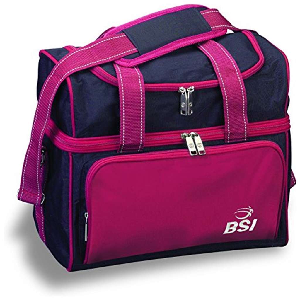 BSI Taxi Single Ball Bowling Bag- Black/Red