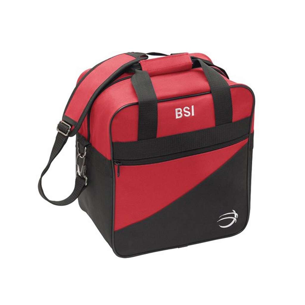 BSI Solar III Single Ball Bowling Bag - Black/Red