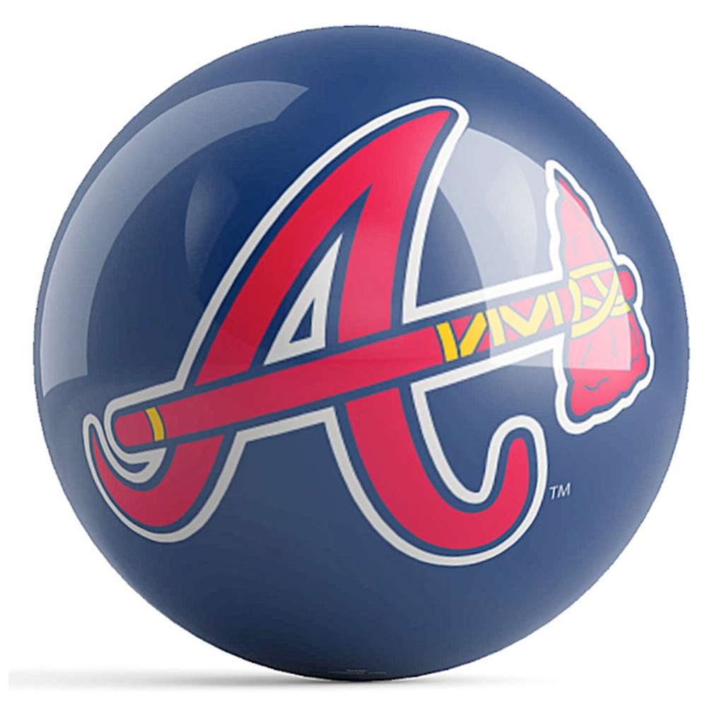 MLB Logo Bowling Ball - Atlanta Braves