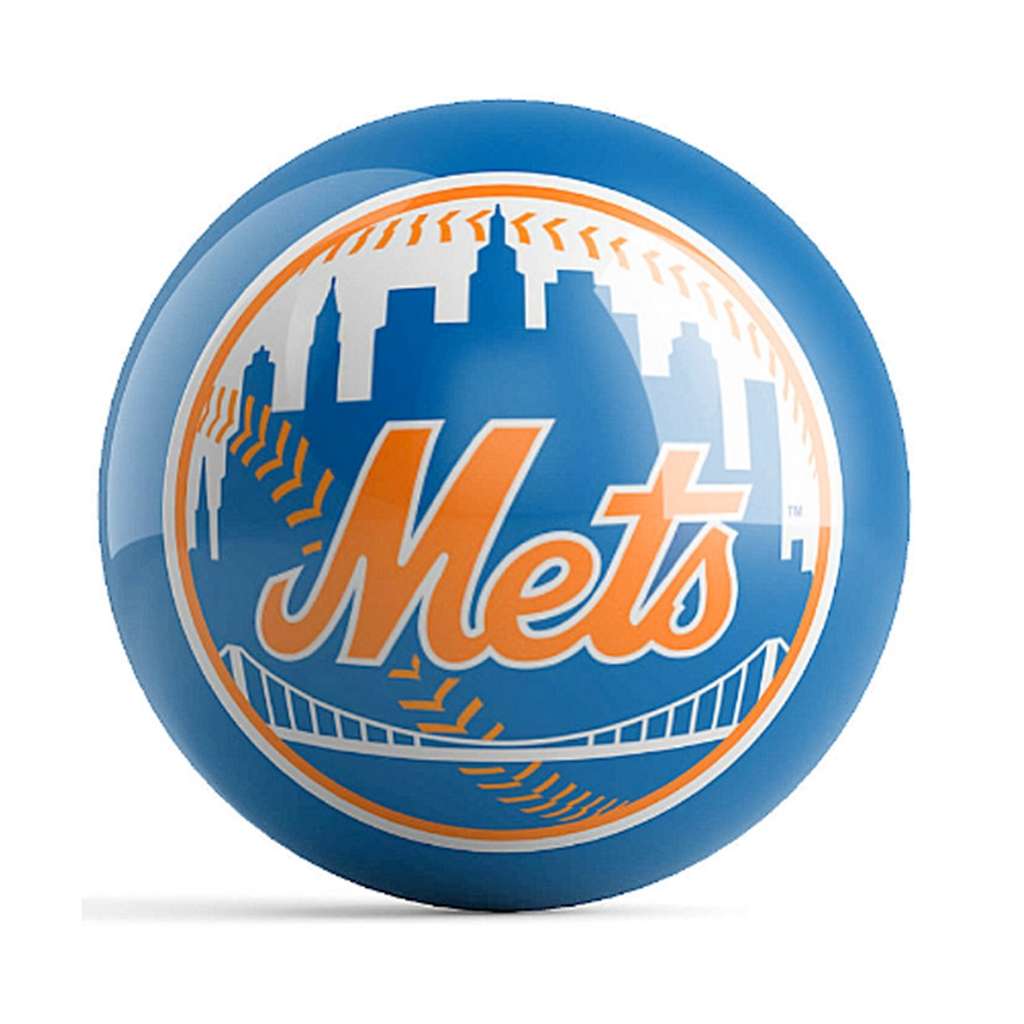 MLB Logo Bowling Ball - New York Mets