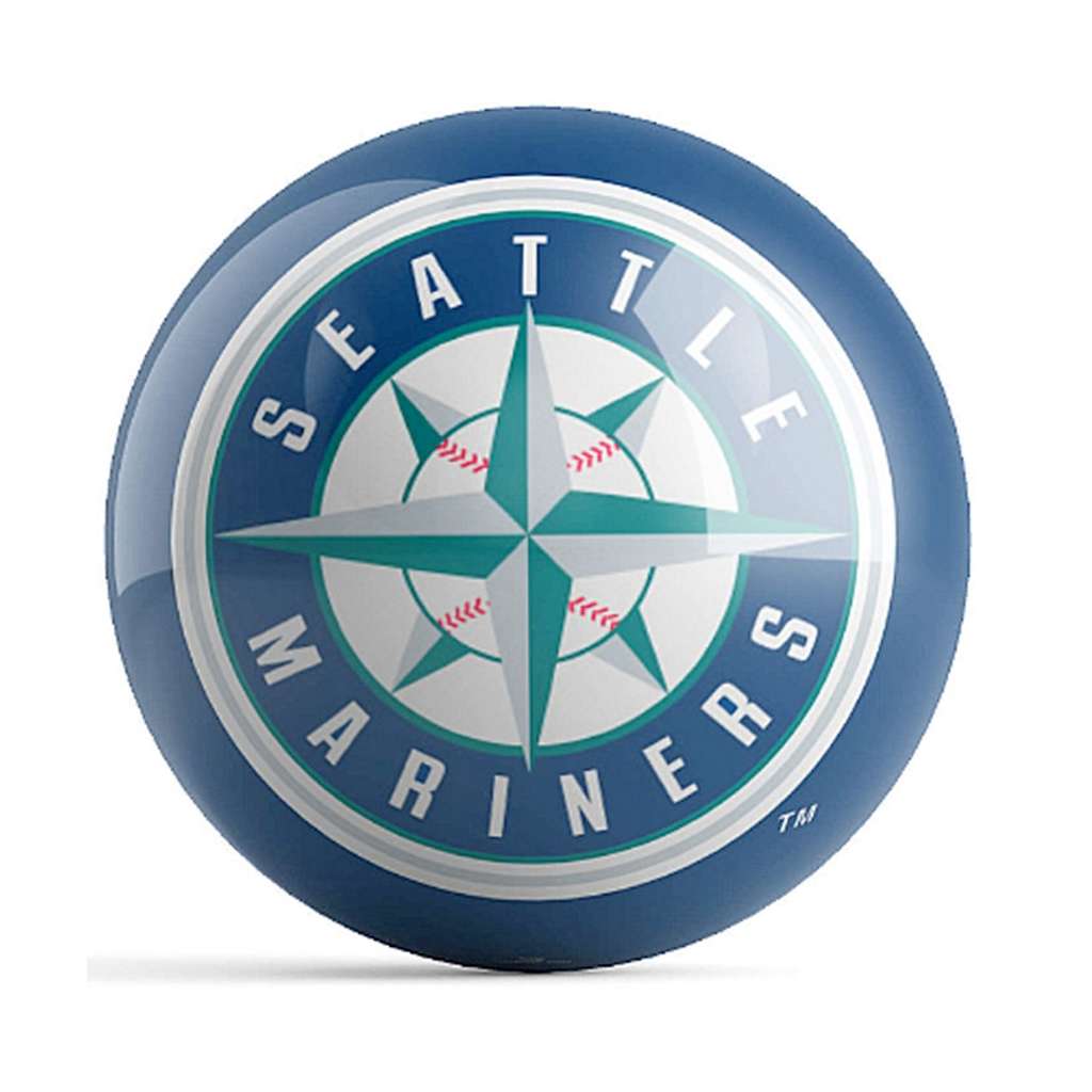 MLB Logo Bowling Ball - Seattle Mariners