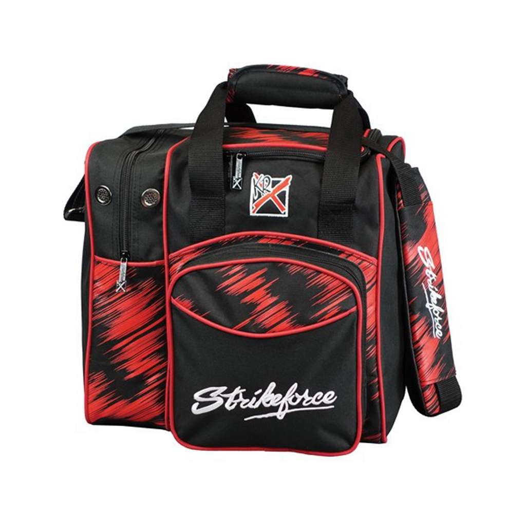 KR Strikeforce Flexx Single Bowling Bag - Red Scratch