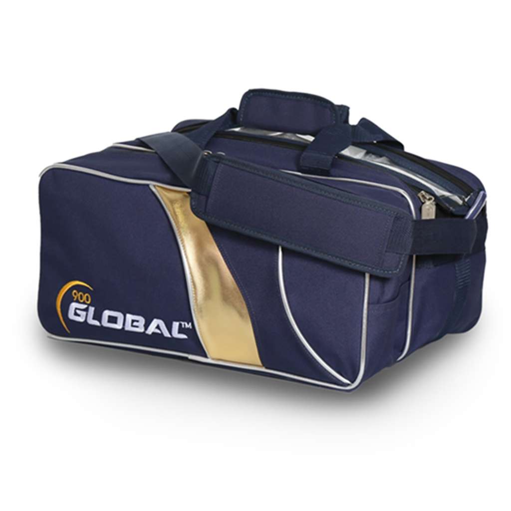 900 Global 2 Ball Deluxe Travel Tote - Blue/Gold 