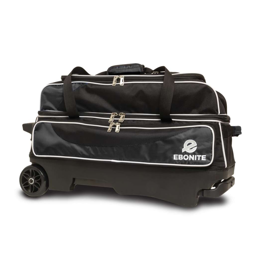 Ebonite Transport Triple Roller Bag - Black