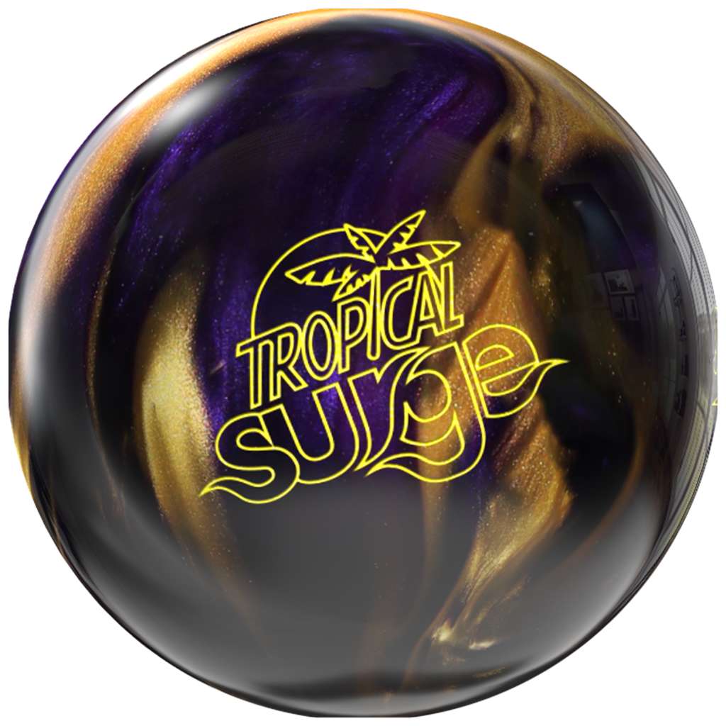 Storm Tropical Surge PRE-DRILLED Bowling Ball - Gold/Purple