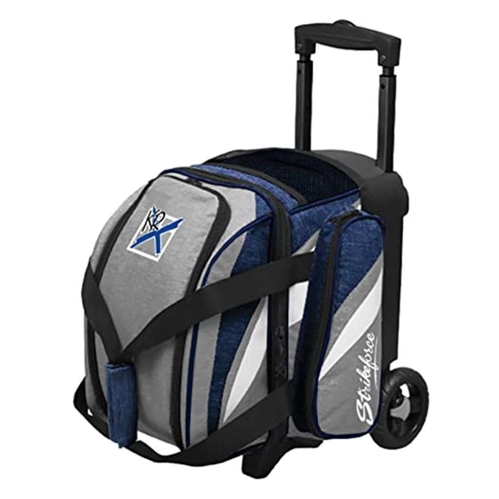 KR Cruiser Double Roller Bowling Bag - Grey/Navy