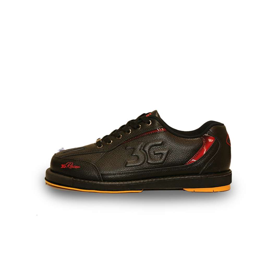 3G Men's Racer Right Hand Bowling Shoes - Black/Red