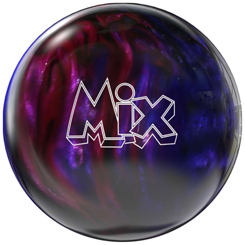 Storm Mix PRE-DRILLED Bowling Ball- Black/Purple/Pink