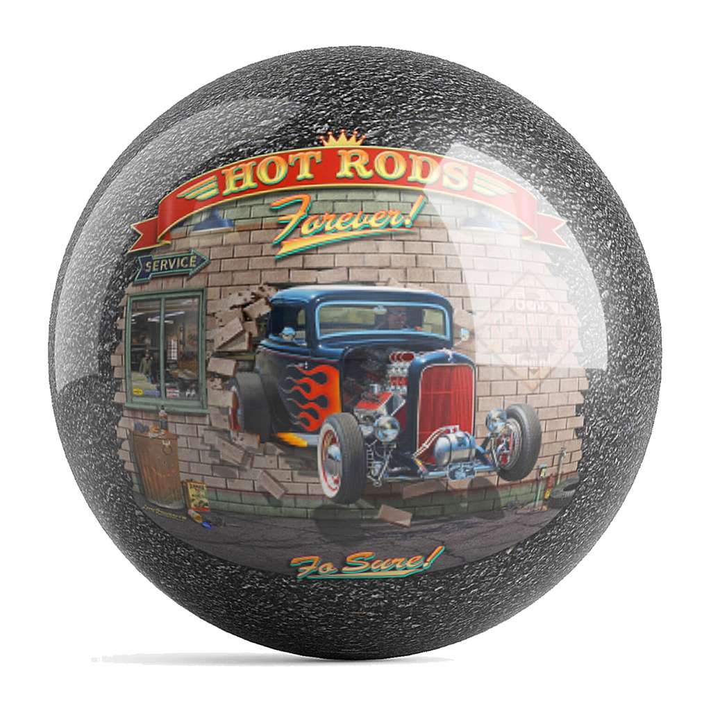 Larry Grossman Hot Rods Bowling Ball