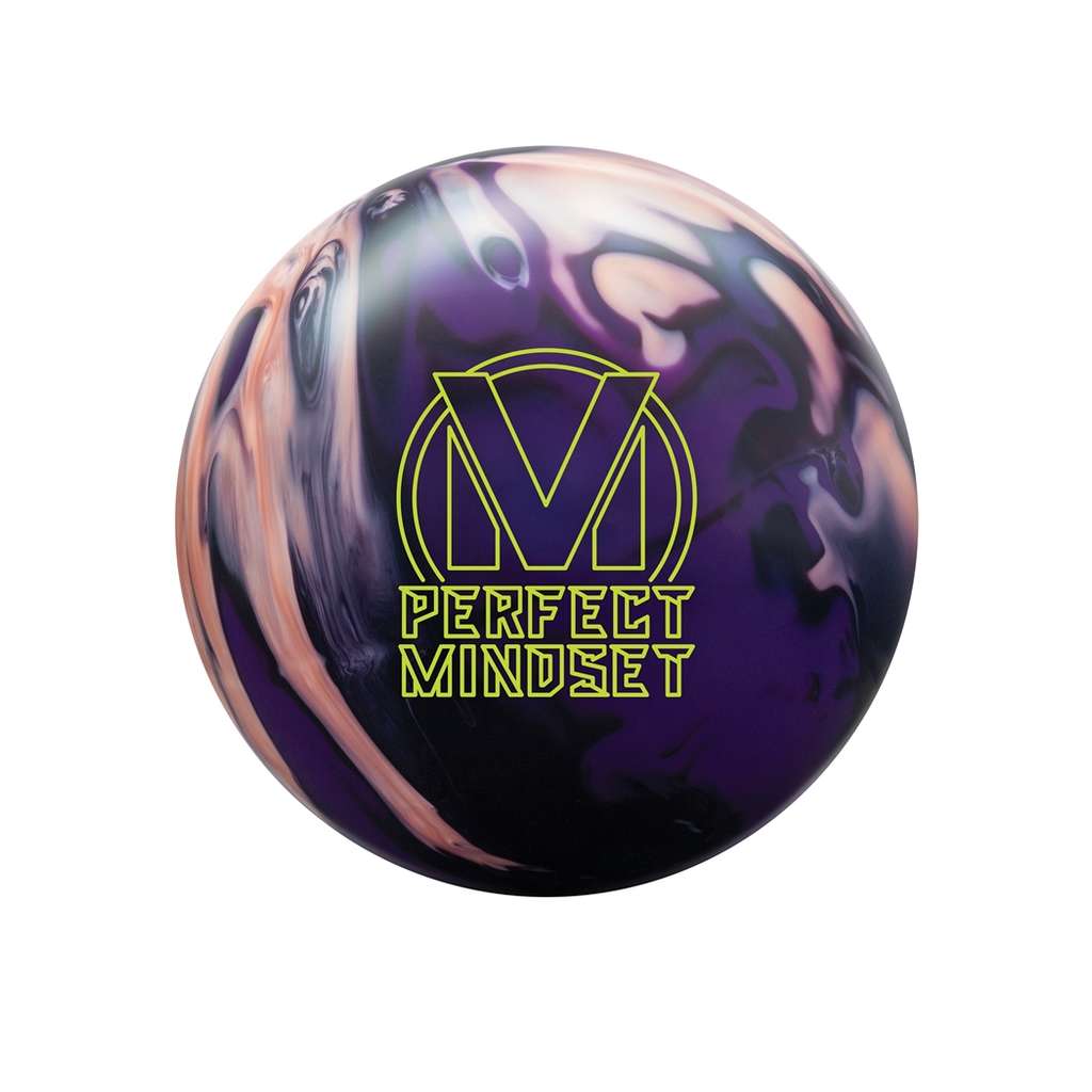 Brunswick PRE-DRILLED Perfect Mindset Bowling Ball  - Black/Purple/Melon 