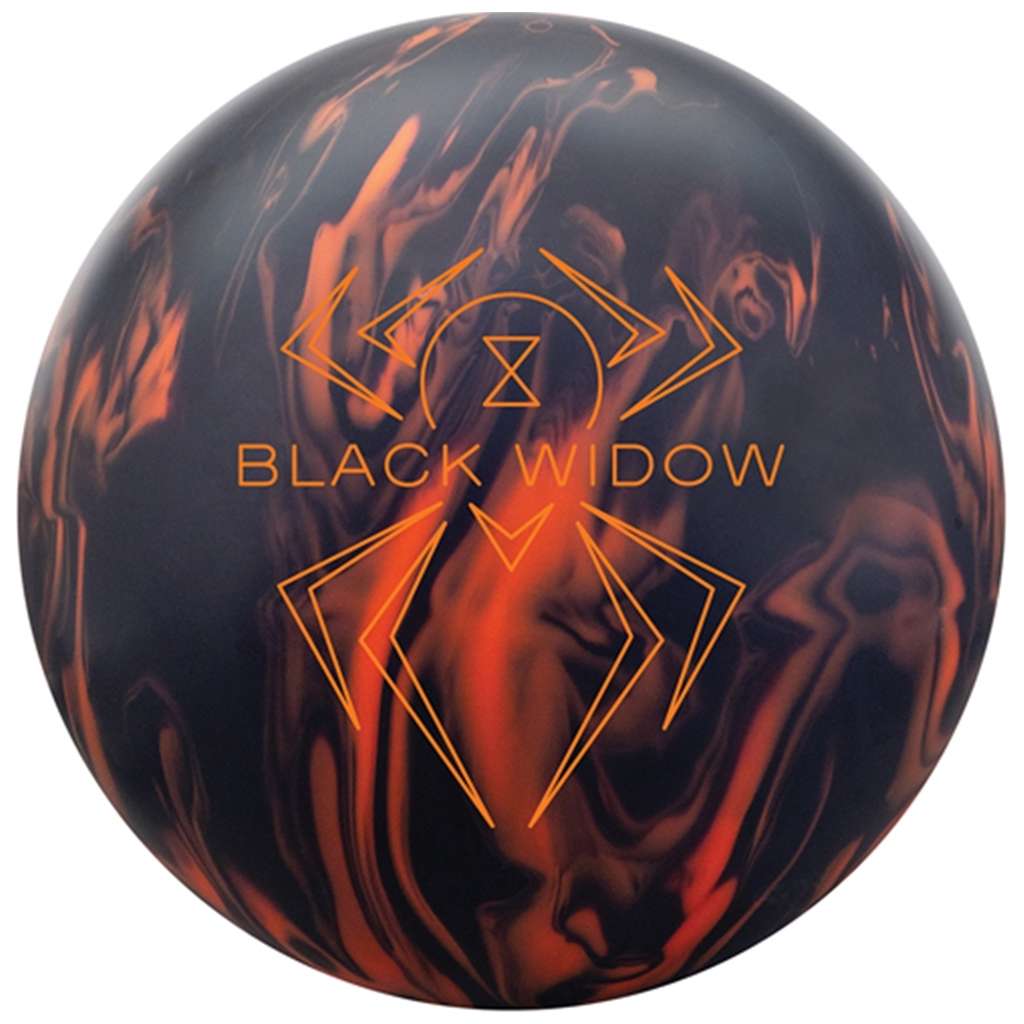 Hammer PRE-DRILLED Black Widow 3.0 Bowling Ball - Black/Orange 